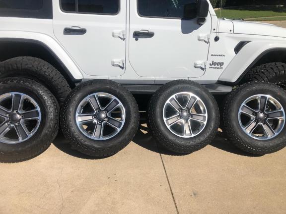 Jeep Wrangler 2019 tires, wheels, parts lot for sale in Carey OH