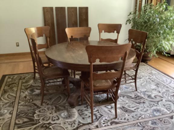 Dining Room Table w/4 ext. for sale in Oakfield NY