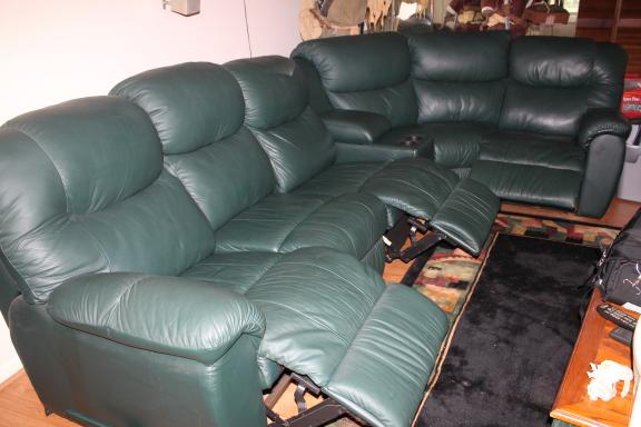 Leather Couch 6 piece