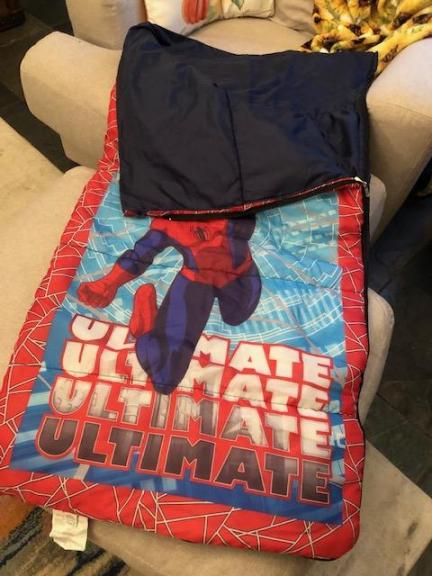Spiderman and Plans FD sleeping bags