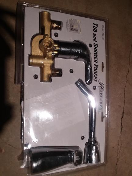 new house and home tub and shower faucet kit