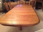 Oak Kitchen table and 4 chairs for sale in Bluffton IN