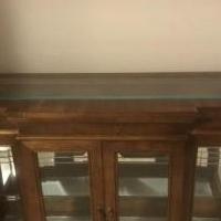Glass cabinet with light for sale in Greenwood IN by Garage Sale Showcase member Jwill6715, posted 03/09/2019