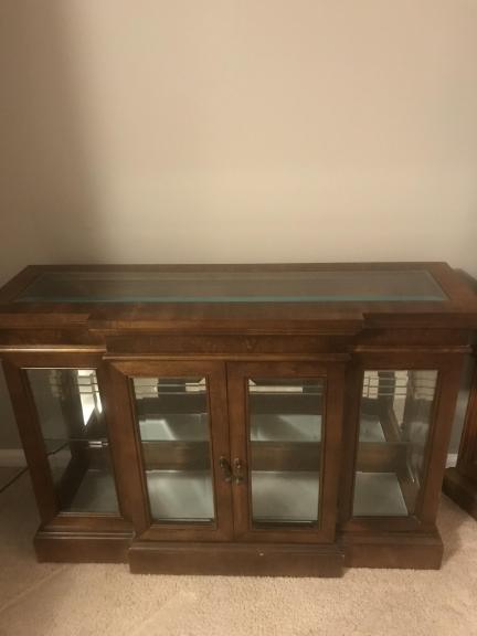Glass cabinet with light for sale in Greenwood IN