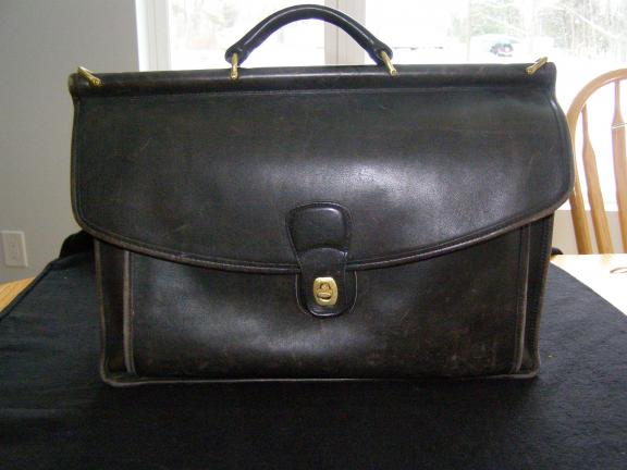 Coach Briefcase in black leather for sale in Antrim County MI