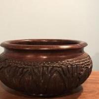Ironwood bowl for sale in Rochester MI by Garage Sale Showcase member Lila Rene, posted 03/09/2019