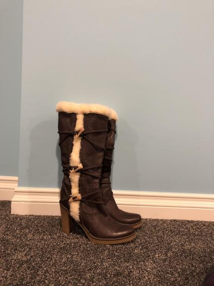 Leather boots -brown for sale in Rochester MI