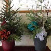 Evergreen arrangements for sale in Pine County MN by Garage Sale Showcase member DianneKorpela, posted 11/08/2018