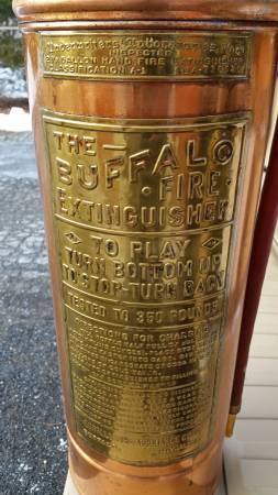Antique Brass/Cooper Fire Extinguisher Matching Lamps for sale in Randolph NJ