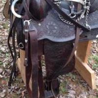 Circle Y show saddle for sale in Andreas, West Penn Township PA by Garage Sale Showcase member Aboyle, posted 12/05/2018