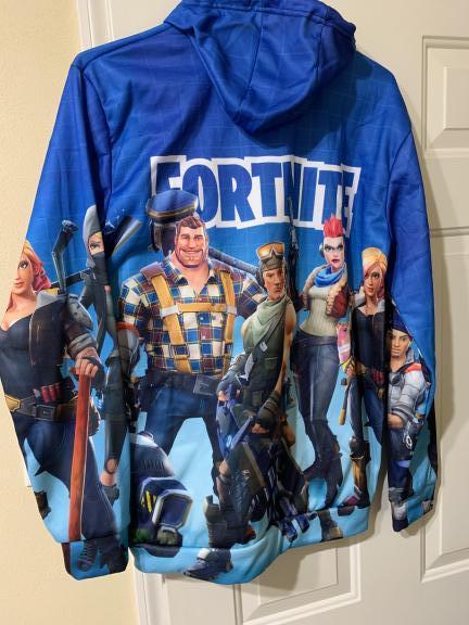 Fortnite 3D Pull Over Hoodie XL