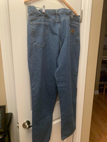 Carhartt 42 x 32 Flannel Lined Men's Jeans