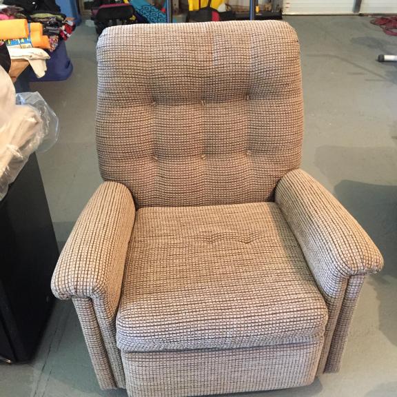 Beige Recliner chair