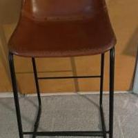 Crate & Barrel Slope Leather Stools for sale in Point Pleasant Beach NJ by Garage Sale Showcase member LauraW, posted 07/15/2022