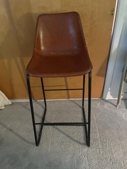 Crate & Barrel Slope Leather Stools for sale in Point Pleasant Beach NJ