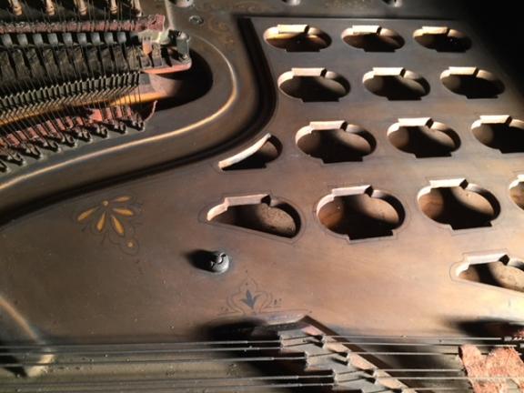 Antique Victorian Grand Square Piano