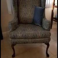 Wing Back Chair for sale in Cape Coral FL by Garage Sale Showcase member akabu2, posted 03/14/2019