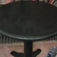 Round Black Table for sale in Mechanicville NY by Garage Sale Showcase member Chamberlin56, posted 01/31/2019