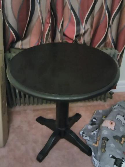 Round Black Table for sale in Mechanicville NY