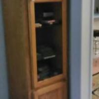 2 Oak Lighted Curio Cabinets for sale in Mechanicville NY by Garage Sale Showcase member Chamberlin56, posted 01/31/2019