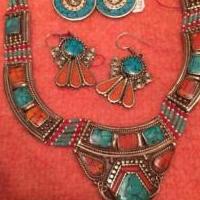 Silver, turquoise, coral and lapis necklaces . for sale in Brownstown PA by Garage Sale Showcase member Crfrantz, posted 02/06/2019