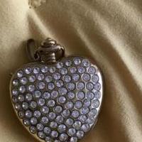 Heart pendant with watch for sale in South Burlington VT by Garage Sale Showcase member Aprilgirl, posted 03/27/2019