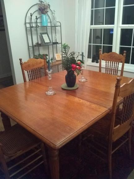 Antique Oak dining table for sale in Pinehurst NC