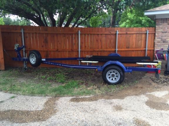 20 Ft Bayliner Boat trailer with 4 Boat Bumpers & Boat Ladder for sale in Hewitt TX
