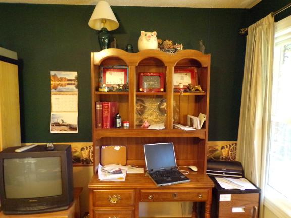 Two Piece desk/bookcase/work station for sale in Pinehurst NC