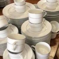 Gibson silver trimmed china for sale in Fishers IN by Garage Sale Showcase member evcondra, posted 12/21/2018