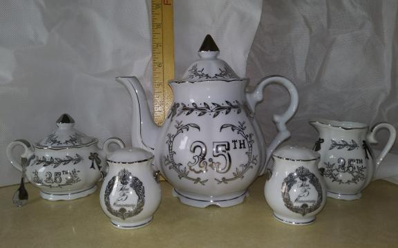 25th Anniversary China Tea Set for sale in Upper Sandusky OH