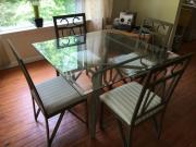 Glass & Metal Dining Room Table for sale in Nelson County VA