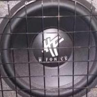 12" SubWoofer in Enclosure w/AMP attached for sale in Niagara Falls NY by Garage Sale Showcase member allisonj66@live.com, posted 01/18/2019