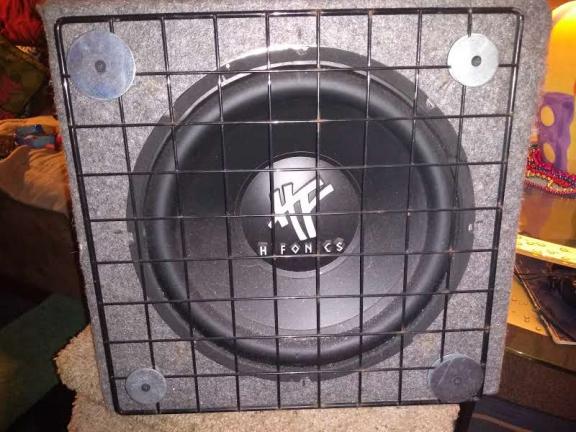 12" SubWoofer in Enclosure w/AMP attached for sale in Niagara Falls NY