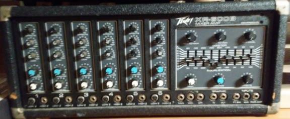 Peavey XR600B 6 Channel Mixer & Speakers for sale in Louisburg NC