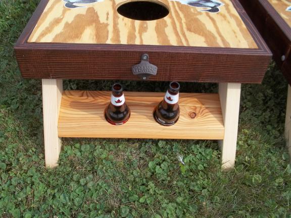 NEW CORNHOLE GAME *WITH BAGS* and bottle opener