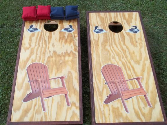 NEW CORNHOLE GAME *WITH BAGS* and bottle opener for sale in Lewiston NY