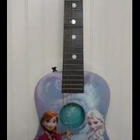 Disney Brand Frozen theme Guitar for sale in Columbus IN by Garage Sale Showcase member secondtimearound, posted 04/23/2019