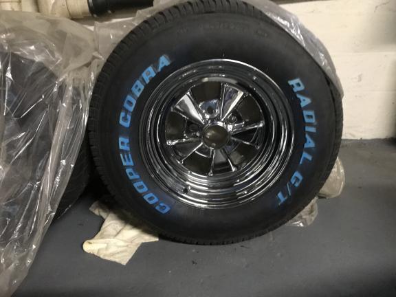 4 new Goodyear COBRA tires and rims for sale in Kersey PA