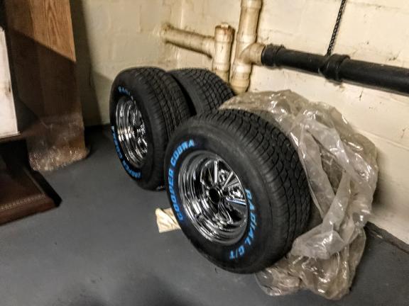 4 new Goodyear COBRA tires and rims