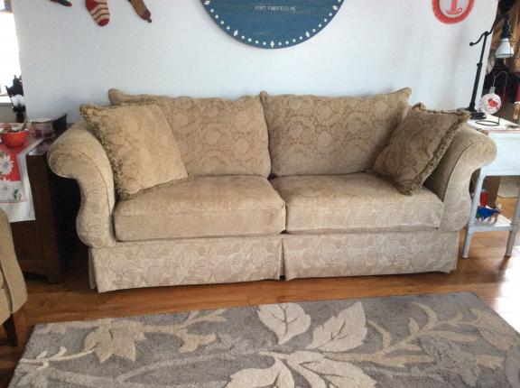 Sofa/beige for sale in Fort Fairfield ME