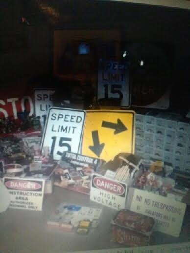 Funko pops, street signs, tin signs, few comics for sale in Pelham NY
