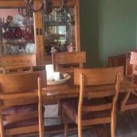 Dick Idol Mission Valley Dining Room Set for sale in Medina OH by Garage Sale Showcase member taraelkins, posted 03/26/2019