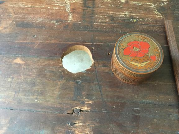 Classic wood table