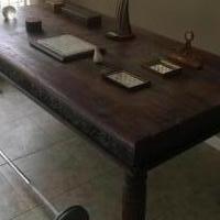 Classic wood table for sale in Fairfield CA by Garage Sale Showcase member pvault, posted 04/03/2019