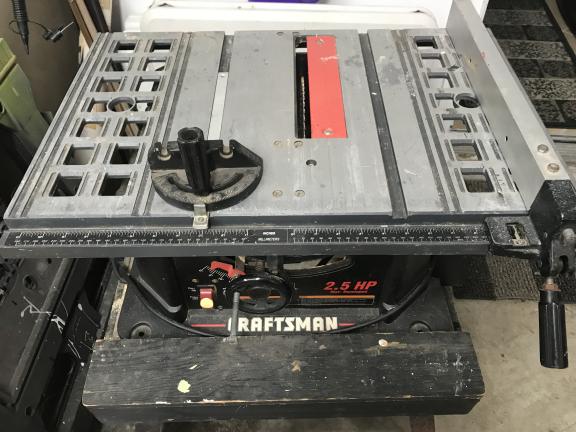 CRAFTSMAN 10 INCH PORTABLE TABLE SAW for sale in Stuart FL