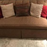 COUCH DEEP  SEATED COLOR BEIGE for sale in Stuart FL by Garage Sale Showcase member Jcmg86@aol.com, posted 04/14/2019