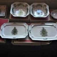 SPODE CHRISTMAS DINNERWARE SET FOR 12 for sale in Carthage NC by Garage Sale Showcase member MickEllenville, posted 11/16/2018