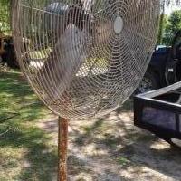32 in. Fan on a stand for sale in Lakeview MI by Garage Sale Showcase member HooverJaniceLouise, posted 07/31/2019