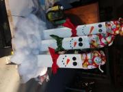 Wooden snow family for sale in Inverness FL